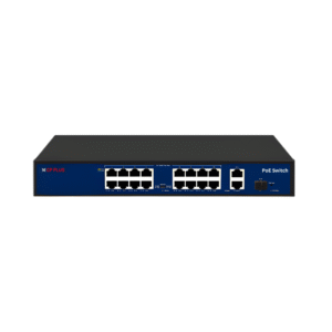 CP PLUS CP-DNW-HPU16G2F1-20 16-Port Fast Ethernet PoE Switch